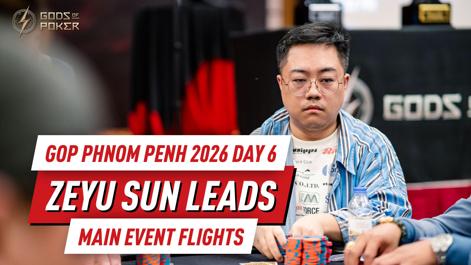 Zeyu Sun Dominates Main Event Flights, Gerrits Maintains POS, Day 6 Side Event Winners